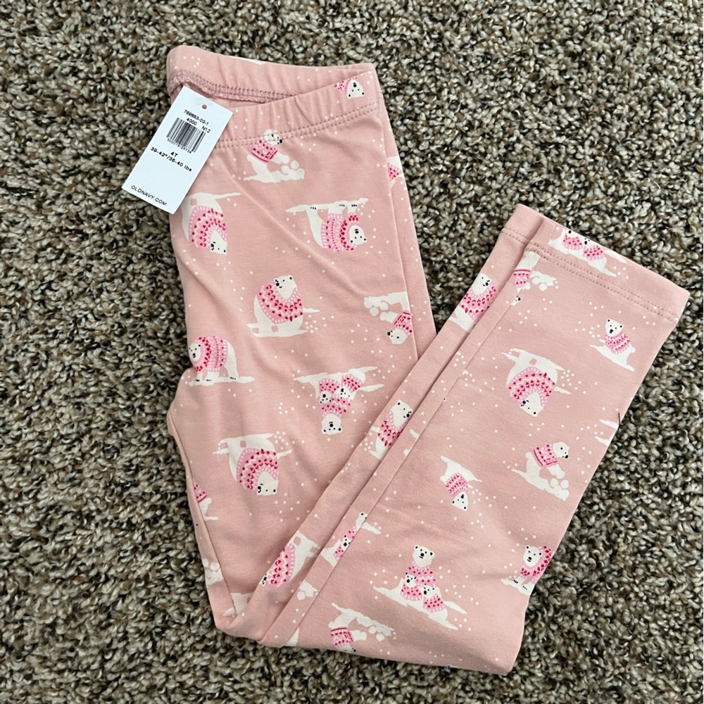 NWT Polar Bear Old Navy Toddler Leggings